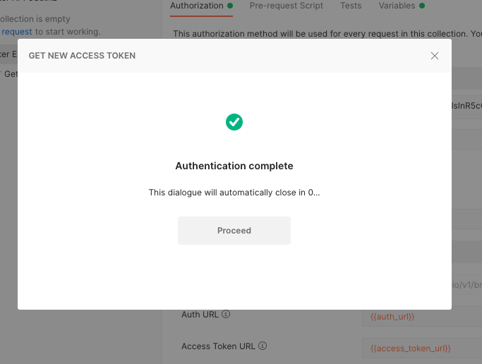 Log the user using the form